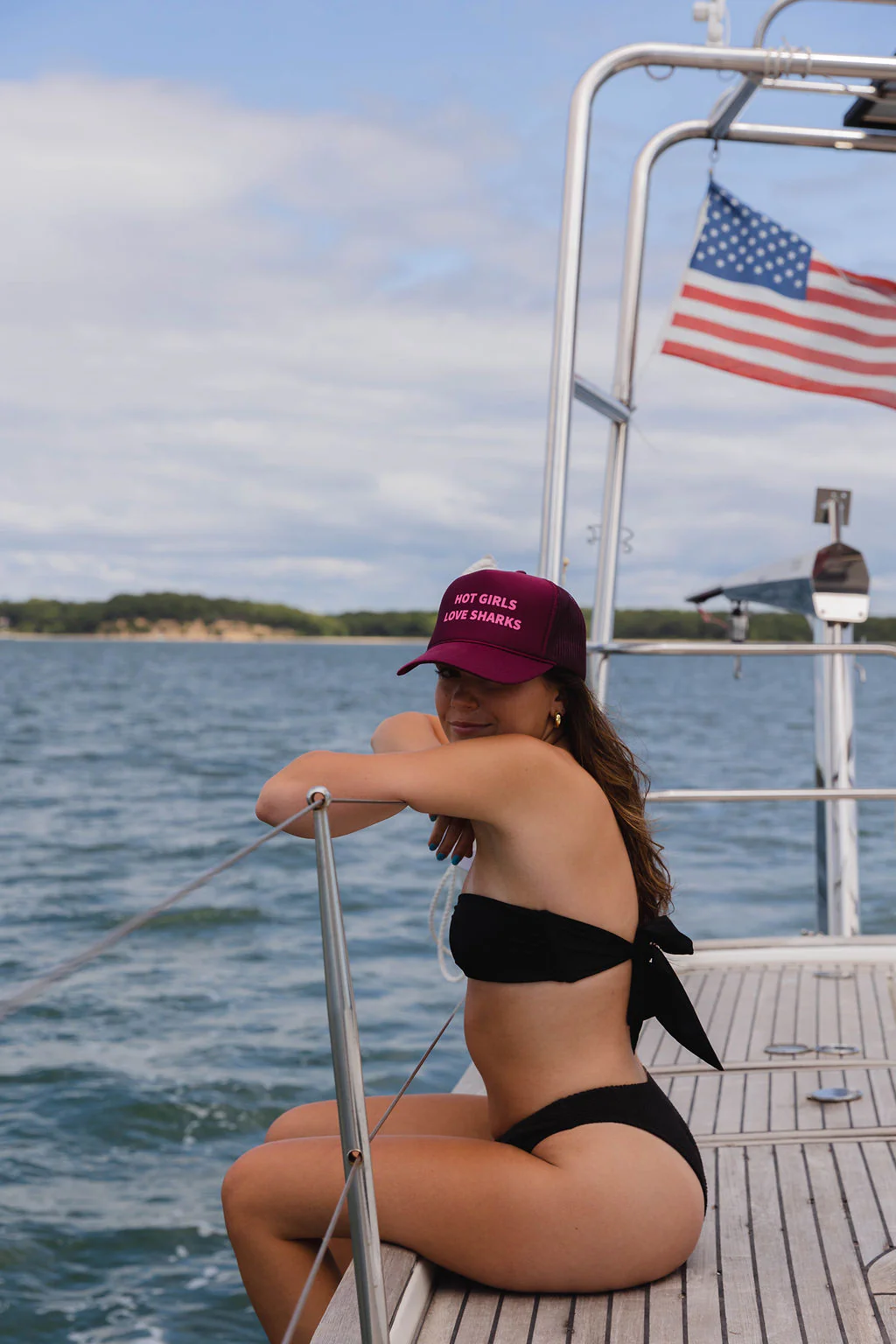 FINLEY BANDEAU BIKINI TOP BLACK - Image 5