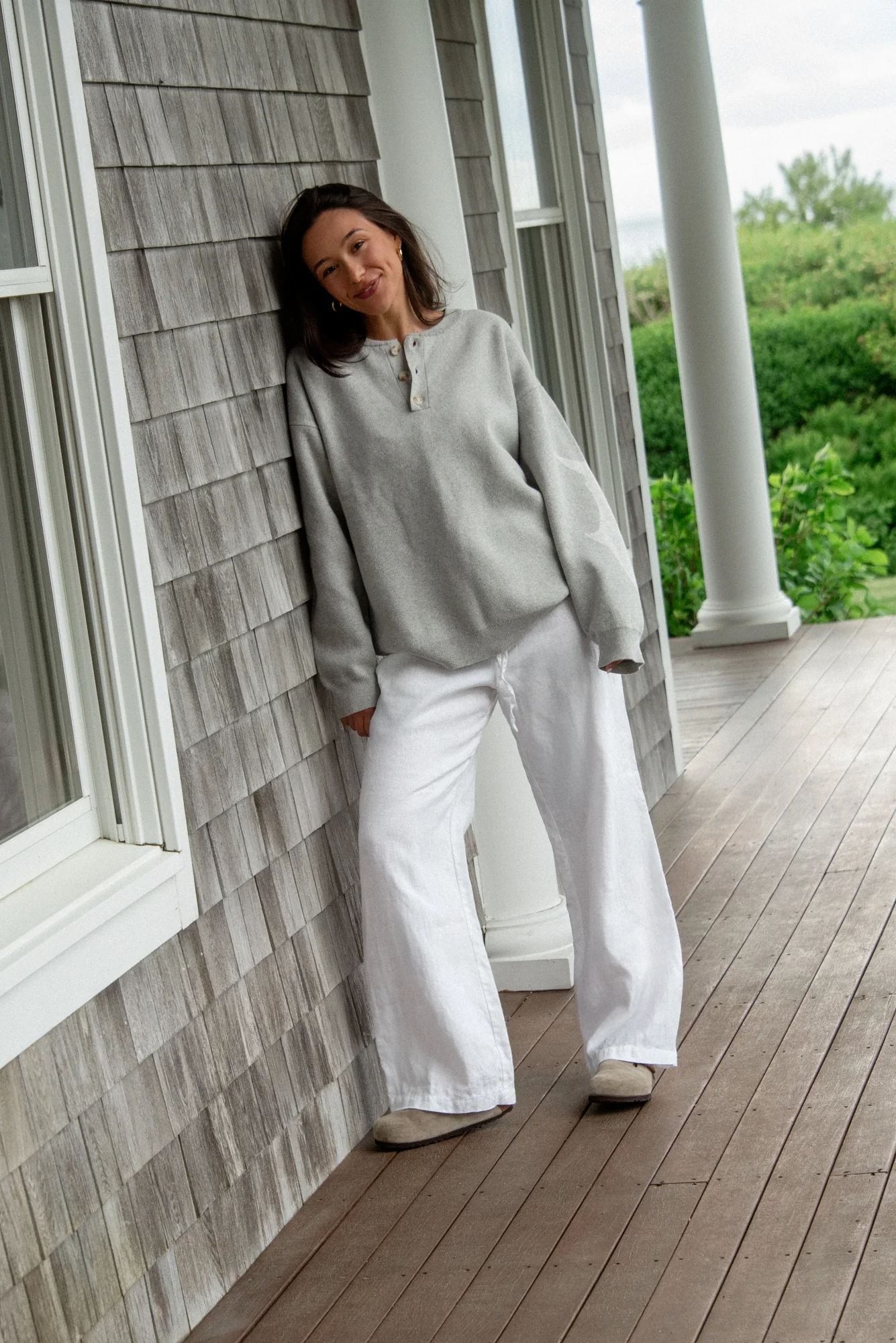 HEART ON MY SLEEVE KNIT GRAY - Image 4